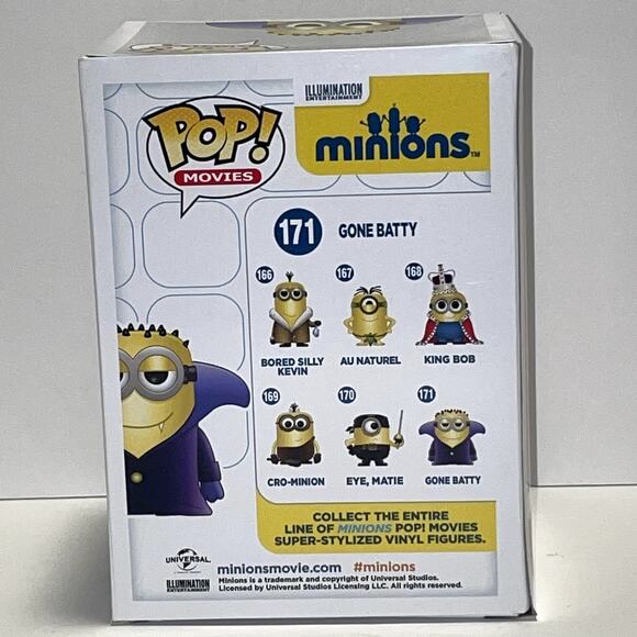 Funko Pop SDCC 2015 Minions Gone Batty 171 Limited Edition Despicable Me - Picture 3 of 6